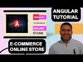 Angular crash course Tutorial | Bootstrap UI | Shopping Cart in Angular | E-commerce | External API