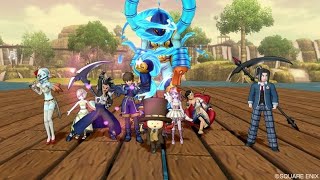 【DQX】チームメンバーさんとウォータースライダー滑ってみた