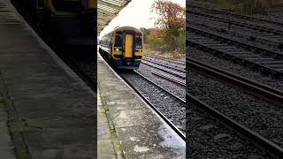 #dmu #multipe #unit #diesel #northern #railway #train #158784 #158906 #railroad #hellifield 01/11/23