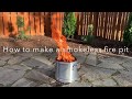 DIY Solo Stove Smokeless Fire Pit