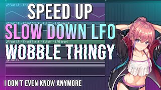LFO SPEED UP WOBBLE THINGY | FL STUDIO PRODUCTION TIPS