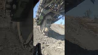 Excavator Krupp.Coal mine bucketwheel excavator.