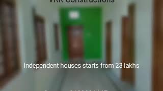 1bhk house for Sale in  near ECIL X roads, keesara. Contact 9100886667. VRR Constructions.