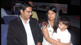 Mega star Chiranjeevi daughter Srija with husband and kid