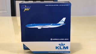 Gemini Jets 1:400 KLM A330-200 Unboxing and Review