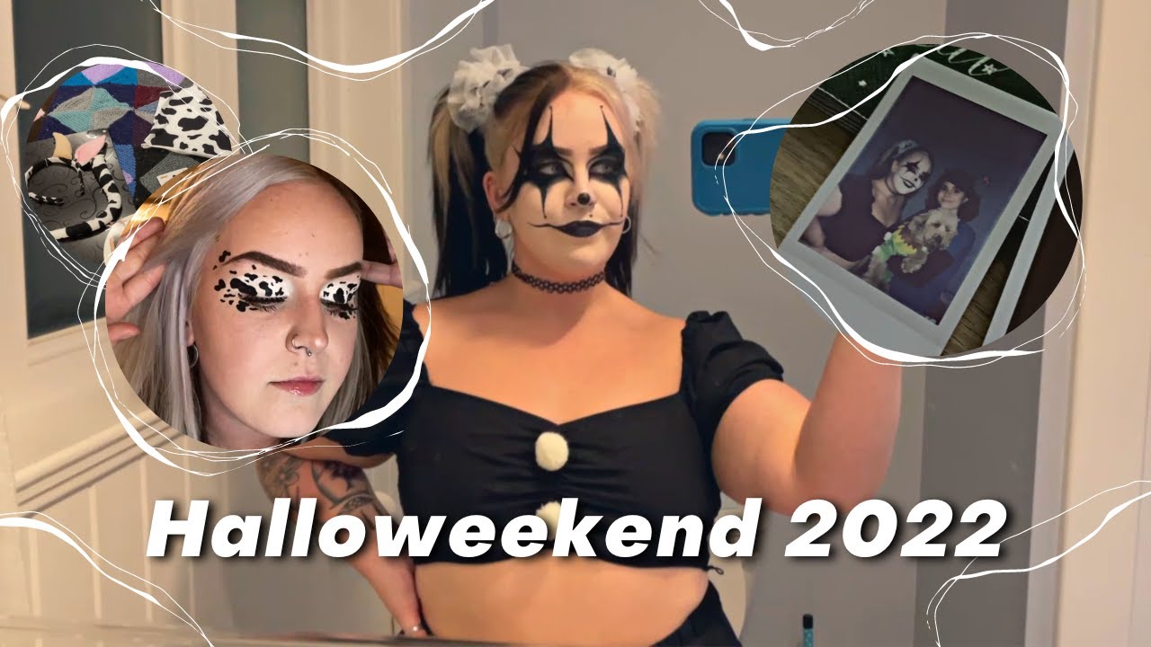 HALLOWEEKEND VLOG 2022: DIY Costumes, Halloween Makeup, Multiple ...