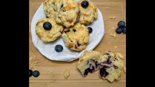 blueberry muffin with sprinkles