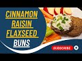 Healthy Cinnamon Raisin Flaxseed Buns Recipe By Risa