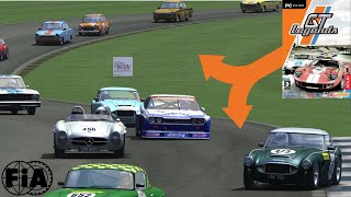 2005's GT Legends - Classics Cars at Modern Circuits | 3 Laps of Donnington National | Ford Capri RS