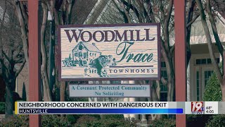 Neighborhood Concerned With Dangerous Exit
