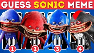 Guess Sonic Meme \u0026 Dance Challenge ~ Sonic The Hedgehog 3 Movie Quiz | Sonic, Shin Sonic, Sonic.Exe