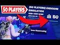 BEST 50 Players Creative Maps in Fortnite + Map Codes! (Zone Wars & End Game Simulator 50 Players)