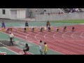 20160828群馬県夏季強化記録会女子100m5組