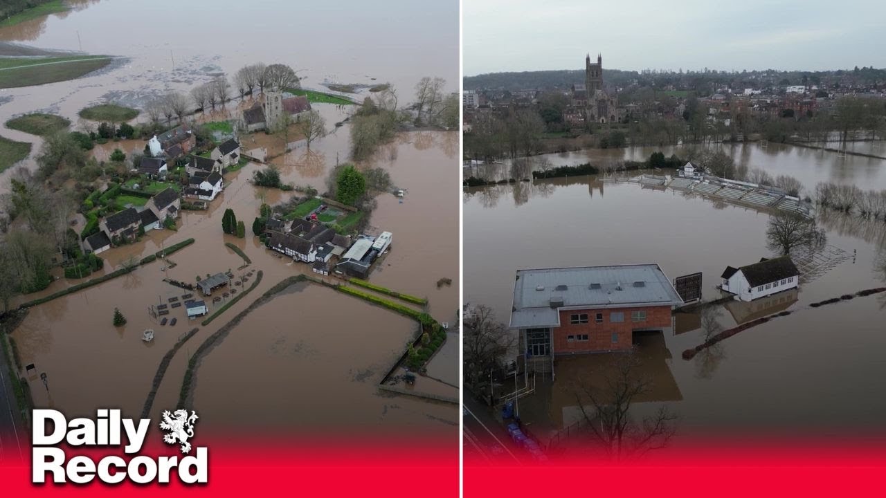 Major Incident Declared Amid Widespread Flooding Across The UK - YouTube