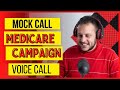 Medicare Insurance Mock call live // Voice Campaign // Call Center // #learnitaway