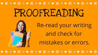 Episode 2: Proofreading | Writing Tip Wednesday | Creative Writing for Kids | Language Arts