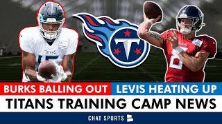 Treylon Burks BALLING OUT At Titans Training Camp + Will Levis HEATING UP At Camp | Titans News