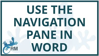 How to use the navigation pane in Word to move sections around