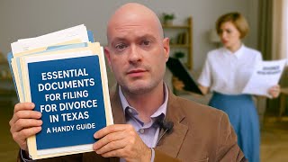 Essential Documents for Filing for Divorce in Texas - A Handy Guide