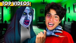 Surviving 200 Scary Pranks in 50 Hours! | Stokes Twins