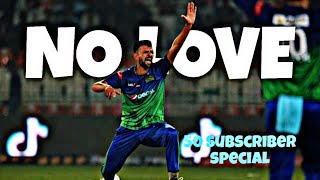 IHSANULLAH X NO LOVE | The  Archer 🎯 | 50 Subscribers Special | Murtaza's Cricket Videos