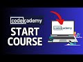How to Start Course in Codecademy Account 2024?