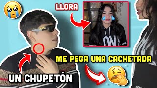 MI NOVIA ME VE UN CHUPETON EN EL CUELLO😱 *BROMA* | MIGUEL JUNIOR