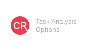 Clinical Express - Task Analysis Options