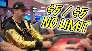 Playing with Phil Hellmuth | Poker Vlog #32