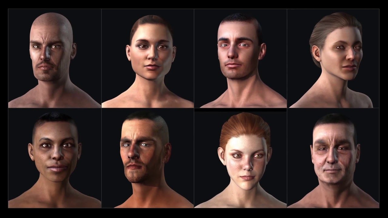 Realistic Human 3D Model Creator