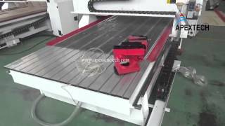 APEX CNC Router scanning on 3 spindles watercooling simple auto tool changer