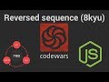 Codewars: Reversed sequence (8 kyu) TDD in JavaScript