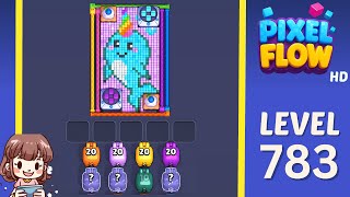 Pixel Flow Level 783 Solution Walkthrough