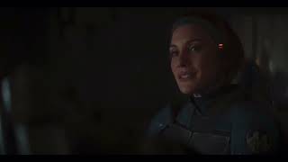 Bo-Katan asks Mando for help stealing from the empire | The Mandalorian S2:E11