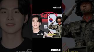 BTS Suga has been removed from his military position😮but why?🤨 #btsmilitary #sugabts #btsupdates