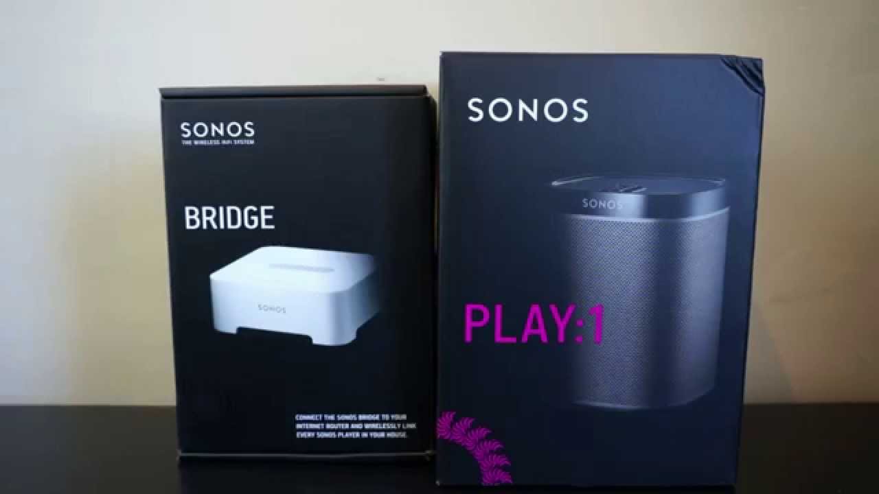 Sonos Play 1 Unboxing And Setup Youtube