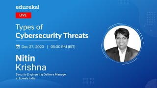 Types of Threats in Cyber Security in 2021 | Cybersecurity Training | Edureka