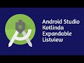 Android Studio Kotlin ExpandableListView