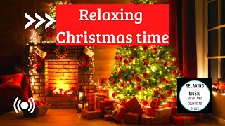 🔴Christmas Ambience 24/7 Instrumental Christmas Music with Crackling Fireplace |
