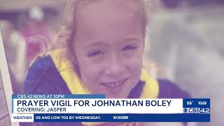 Prayer vigil held for 4-year-old Johnathan Boley