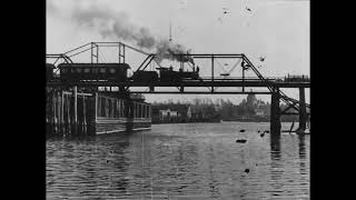 Vancouver, Victoria And Harbour Street Scenes 1907 Old Video ( Black \u0026 white )