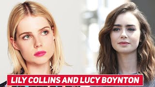 Lily Collins And Lucy Boynton