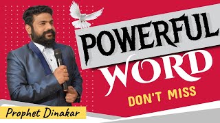 JDIM live at calvary TV || #prophetdinakar || watch this powerful video and be blessed