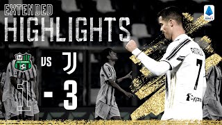 Sassuolo 1-3 Juventus  | 100 Juve Goals for Ronaldo and Dybala! | EXTENDED Highlights