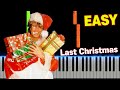 Wham! - Last Christmas | EASY Piano Tutorial