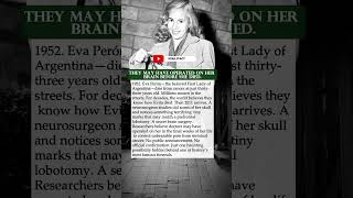 THEY MAY HAVE OPERATED ON HER BRAIN BEFORE SHE DIED.