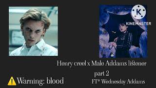 Henry creel x Male Addams listener ft' Wednesday \u0026 Pugsley asmr Stranger things x Wednesday.