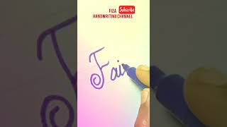 Faizan Name shortvedio - Best English Calligraphy with Marker