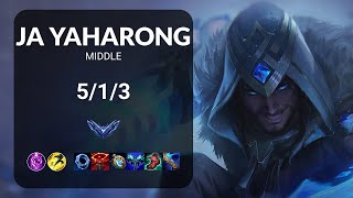 JA Yaharong Sylas vs Yasuo MIDDLE - KR DIAMOND Patch 13.14