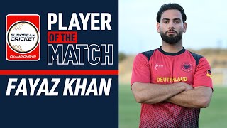 POTM F.Khan: Group B, Match 7 - AUT vs GER | ECC 2024 | 7 Oct 2024 | ECC24.068